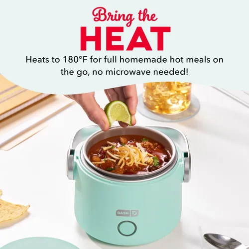Vista 2 de DASH Hot2Go™ Calentador de alimentos personal (20 onzas) - Aqua