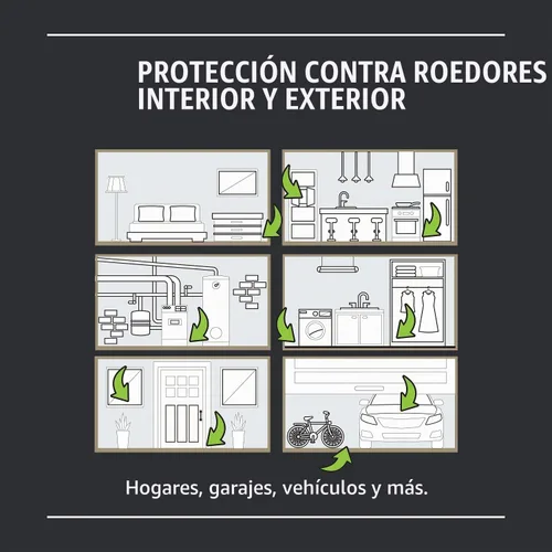 Vista 5 de Grandpa Gus's MAX Spray repelente de roedores, aceite de menta natural, 16