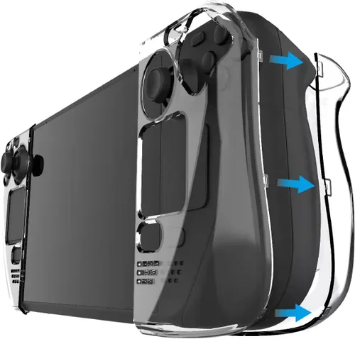 Vista 3 de Funda protectora para cubierta de vapor, funda transparente para cubierta de vapor, funda rígida para cubierta de vapor con protector de pantalla