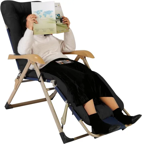 Vista 2 de Moclever Cojín para silla de gravedad cero de 67 x 22 x 4 pulgadas, cojín reclinable grueso para interiores y exteriores, cojín suave para tumbona