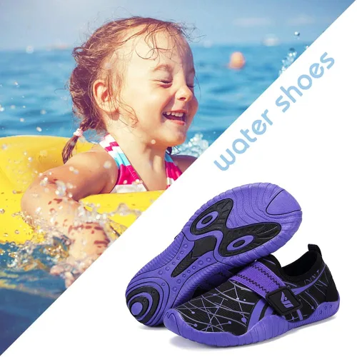 Vista 7 de CIOR Zapatos de agua ligeros para niños y niñas, tenis acuáticos para la playa (niños pequeñosniños grandes)