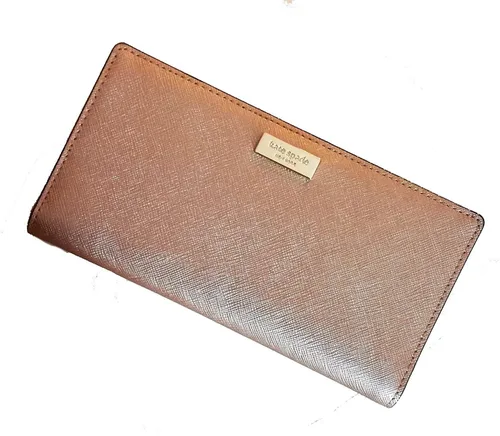 Vista 3 de Kate Spade New York Laurel Way Stacy Saffiano Cartera de piel rosa