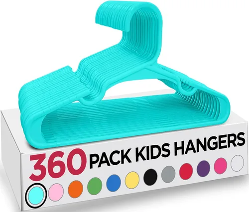 Vista 65 de Utopia Home Paquete de 20 Perchas para Niños - Perchas de Plástico para Bebé de 11.5 Pulgadas para Armario - Perchas para Niños para Ropa y Percha