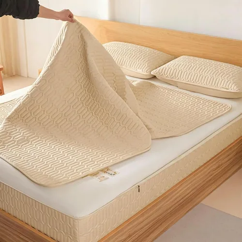 Vista 10 de Mattress Encasement Fully Zippered, Quilted 6-Sided Dustproof Cover Azul Oscuro