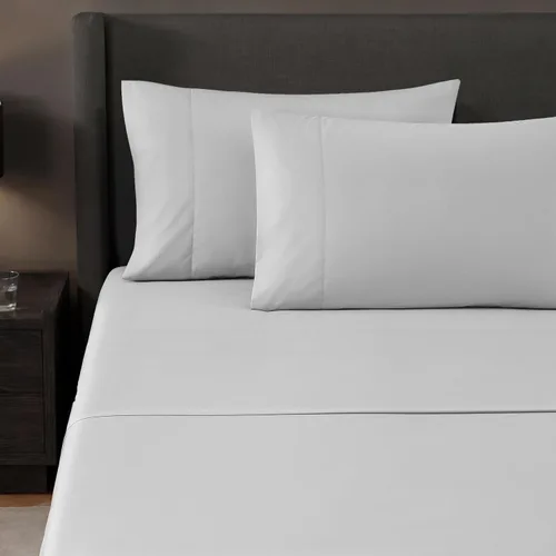 Vista 16 de Pure Parima Ultra percal Hotel Collection - Juego de sábanas de 100% algodón egipcio certificado, tamaño individual XL, color hueso