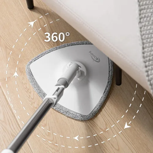 Vista 2 de Oshang Spin Mop OG5 - Almohadillas de repuesto para cabezales de trapeador, 2 unidades, triángulo