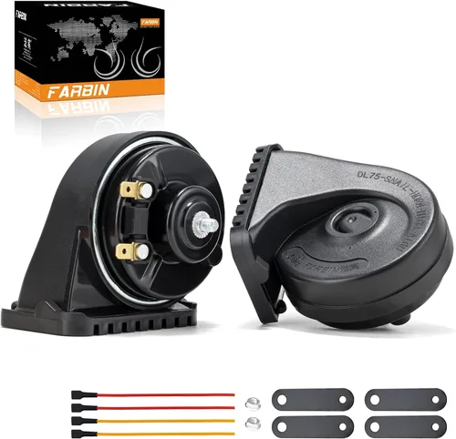 Vista 17 de FARBIN Bocina de Reemplazo para Bocina de Auto Ford Compatible con Ford f150 f250 focus con Convertidor de Enchufe 1 a 2