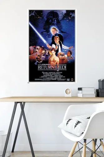 Vista 4 de Trends International Star Wars: Return Of The Jedi - Póster de pared de una hoja de 3, 24 x 36 pulgadas, versión sin marco