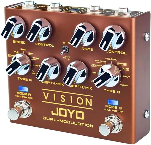 Vista 16 de JOYO Amp Simulator - Pedal de guitarra, modelos de 9 amperios con doble canal y 18 tonos, IR Cab Sim, salida XLR y bucle FX, bypass
