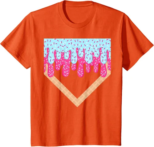 Vista 38 de Baseball Drip Boys Home Plate Ice Cream Sport Players & Fans Camiseta
