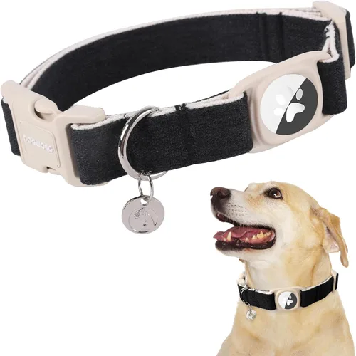 Vista 97 de DOGWONG Collar para perro de San Valentín, collar ajustable de algodón con corazón de caramelo azul, perfecto para perros pequeños a medianos