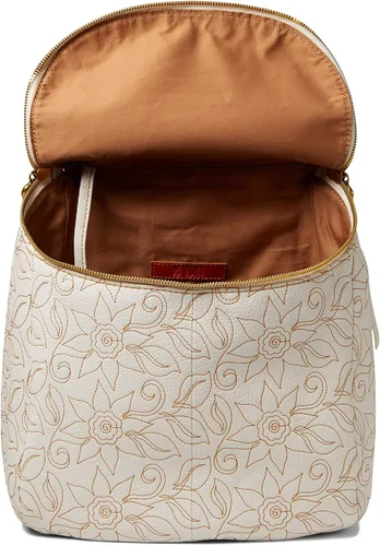 Vista 3 de HOBO River Bagpack - Bolsa para mujer - Construcción de cuero genuino con correas de hombro ajustables dobles, elegante y hermosa bolsa, Blanco, Río