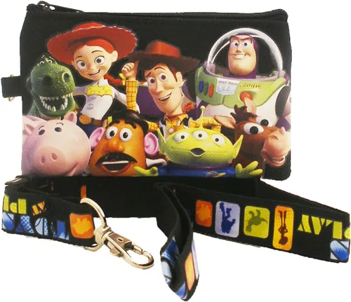 Vista 4 de Toy Story Disney - Bolsa con cordón y cordón azul claro