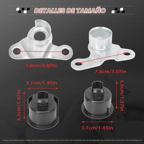 Vista 7 de Kit de bisagra para portón trasero con buje para Frontier 2005-2021