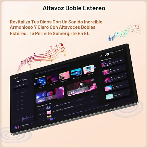 Vista 6 de Tableta de 10 pulgadas, 22 GB de RAM+128 GB ROM+1 TB Expand, tableta Android con teclado y mouse, batería de 8000 mAh, pantalla IPS de 1280 x 800