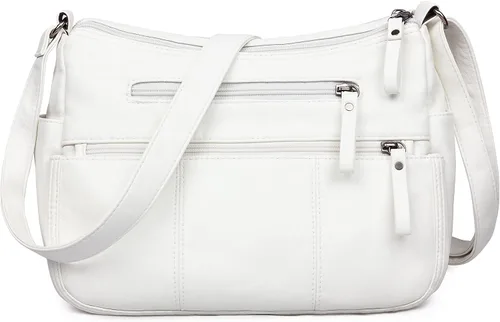 Vista 24 de Bolsos VOLGANIK ROCK para mujer de piel sintética suave, bolso de hombro para damas, bolso bandolera y bolsos de mano, liviano, con bolsillos