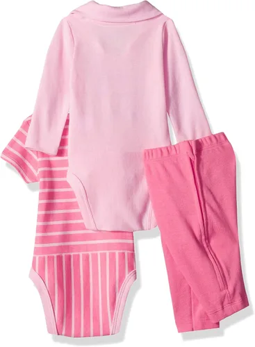 Vista 2 de Hanes Ultimate Baby - Conjunto de pantalones con cremallera y manga corta y larga