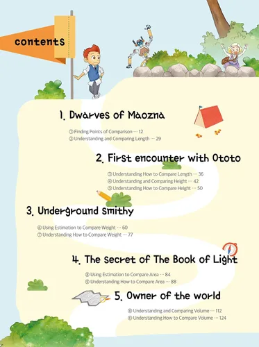 Vista 4 de Ryans Math 6 Basics of Measurement. Common Core Math, Comic Books & Workbook, Ages 6-8, Grade 1-2. Makes Kids Love & Enjoy Math