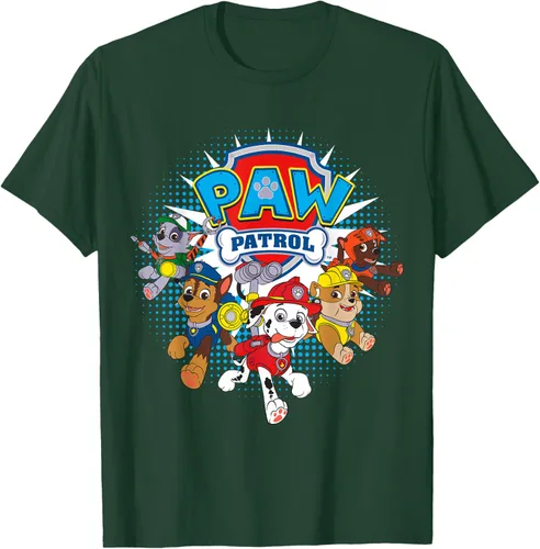 Vista 15 de Camisetas de Nickelodeon de Paw Patrol Team para hombres y mujeres