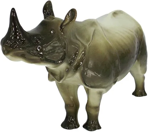 Vista 5 de LOMONOSOV PORCELANA - Figura coleccionable de zorro rojo sentado