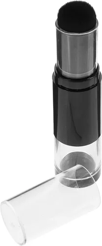 Vista 4 de Beaupretty Cepillo aplicador de aerosol de viaje reutilizable recargable con botella de polvo suelto recargable, tarro retráctil prensado