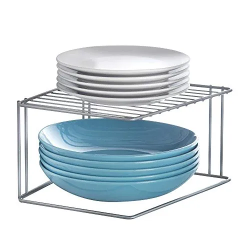 Vista 2 de Organizador para Armario de Cocina Metaltex Boxe 2 Estantes Metal (25 x 25 x 15 cm)