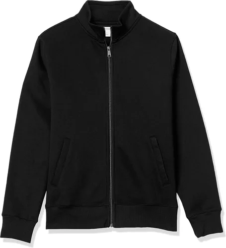 Vista 10 de Tienda Essentials - Sudadera con cremallera completa y cuello alto falso para hombre