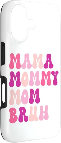 Vista 3 de Ma Mama Mommy Mom Bruh Funny Boy Mom Mothers Day Case for iPhone 17