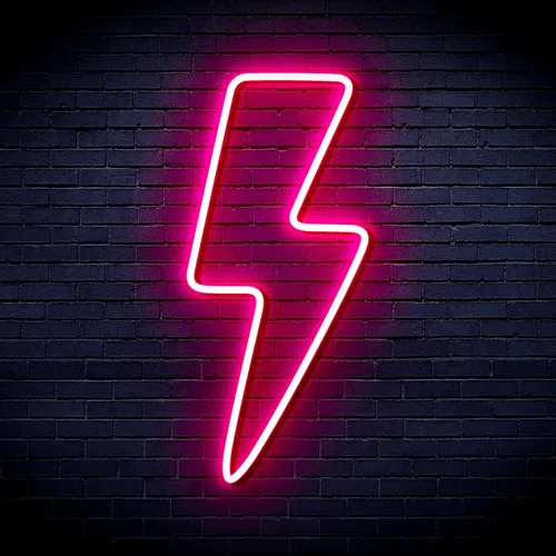 Vista 16 de ADVPRO Rayo Rayo Estándar Flex Silicona LED Neon Sign - Azul - st16s42-fnu0002-b