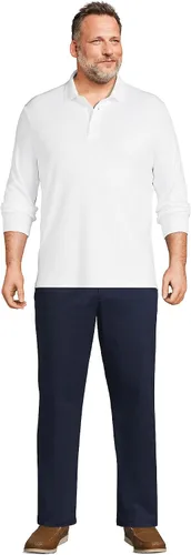 Vista 4 de Lands' End - Camisa polo muy suave de manga larga para hombre