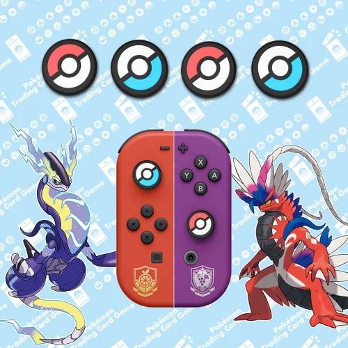 Vista 10 de PERFECTSIGHT Juego de 4 fundas para palanca de mando para Switch Lite/OLED, para Nintendo Switch, para Switch Lite/OLED, cubierta de botón analógica
