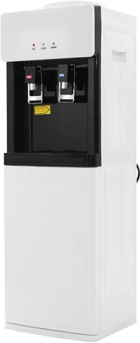 Vista 11 de Dispensador de enfriador de agua de carga superior para botellas de 5 galones, enfriador de agua de pie negro con 3 ajustes de temperatura y bloqueo