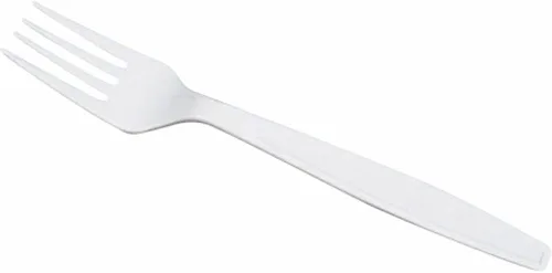 Vista 9 de Karat Tenedores de plástico resistentes envueltos individualmente, tenedores desechables resistentes para restaurantes y camiones de comida