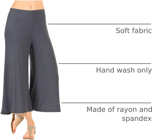 Vista 21 de Iconic Luxe – Falda-pantalón Jersey para cintura elástica para mujer