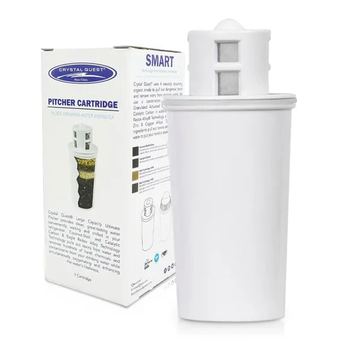 Vista 20 de Crystal Quest Cartucho de jarra de filtro de agua alcalinizante, filtración avanzada para agua limpia y saludable, mejora la mineralización, diseño