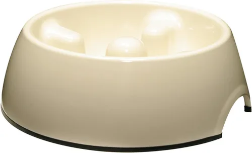 Vista 5 de Dogit Go lenta anti-gulping tazón para perro, S, Negro