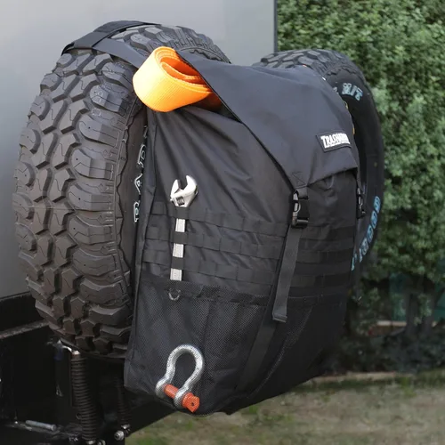 Vista 5 de Bolsa de basura Trasharoo Spare Tire, Negro