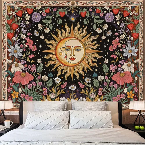 Vista 23 de Accnicc - Tapices Boho de Sol y Luna10127AXS