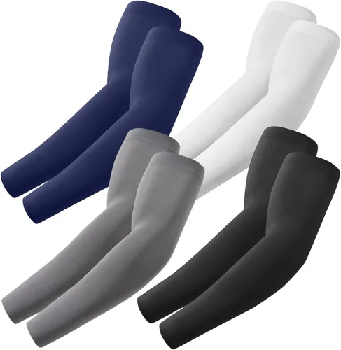 Vista 35 de ROXUN Mangas de brazo, compresión deportiva de protección solar UV refrescante para hombres/mujeres