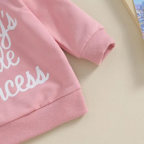 Vista 6 de Conjunto de sudadera con letras de leopardo para recién nacido, ropa de otoño e invierno