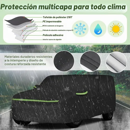 Vista 2 de Cubierta impermeable personalizada de 6 capas para Hummer H2 SUV 2002-2009