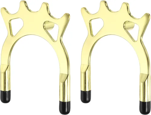 Vista 10 de Taco de billar con cabeza de puente de billar, taco de metal Dorado