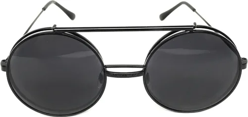 Vista 2 de Gafas de sol Django de metal Steampunk Flip Up
