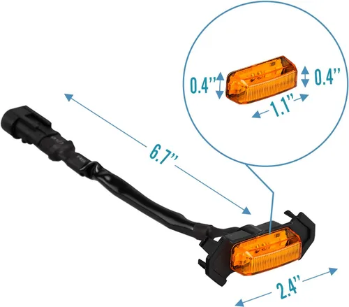Vista 7 de Seven Sparta 4 luces LED para parrilla con adaptador de fusible compatibles con parrilla delantera Toyota Tacoma TRD Pro OEM 2016-2023