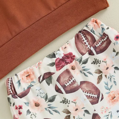 Vista 6 de Amnnchya Traje de San Valentín para niña pequeña, sudadera roja con estampado de campana, ropa de San Valentín