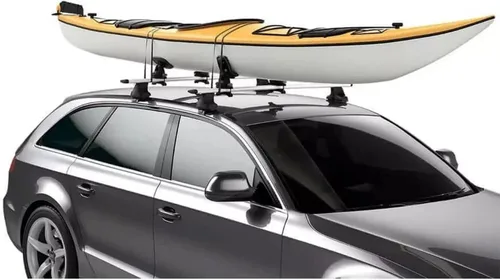 Vista 3 de Thule DockGlide, capacidad de peso de 75 libras, lleva kayaks de hasta 36