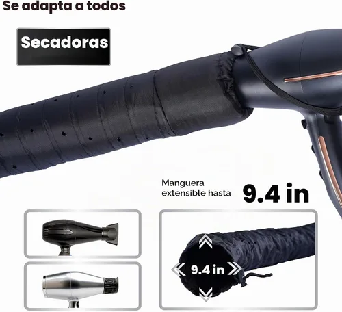 Vista 5 de Gorro de pelo de acondicionamiento profundo, accesorio de secadora con capucha para aceite caliente, máscaras y tratamientos de proteínas, tapa