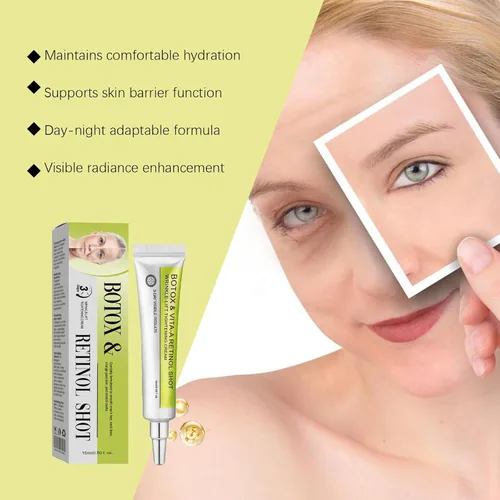 Vista 4 de Botoxmix & Vita-A Retinol Shot Crema de estiramiento de arrugas para levantar arrugas, crema de estiramiento facial instantáneo antiarrugas