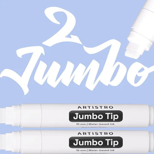 Vista 19 de Artistro 2 marcadores de pintura acrílica negros - 3mm marcadores de punta media - Perfectos para manualidades, proyectos de arte y más