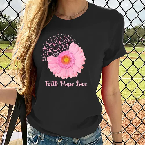 Vista 52 de Camisetas de manga corta con estampado de corazón para mujer, camisetas de ajuste regular, linda y divertida, ropa de regalo 2023